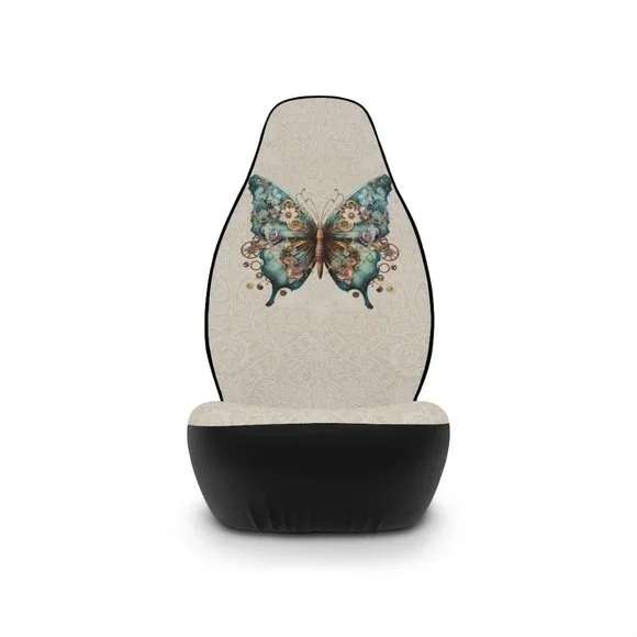 Butterfly Car Seat Covers, Butterfly Seat Covers, Vehicle Seat Covers - Picture 3 of 4